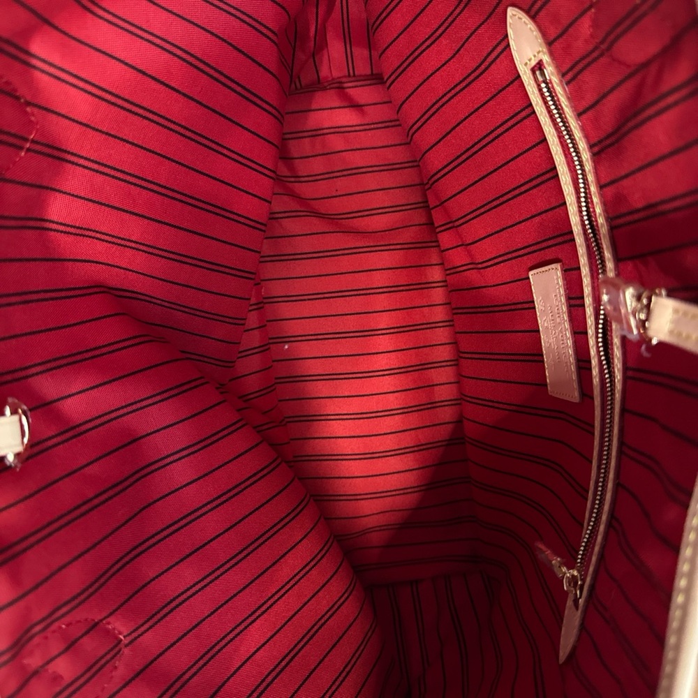 Cherry Pattern Brown Tote - image 6